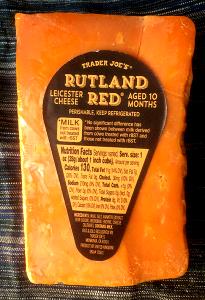 1 oz (28 g) Rutland Red Leicester Cheese