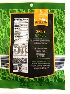 1 oz (28 g) Spicy Garlic Pork Jerky