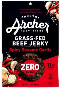 1 oz (28 g) Spicy Sesame Garlic Beef Jerky