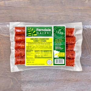 1 oz (28 g) Uncured Cranberry Turkey Sticks