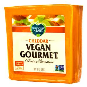 1 oz (28 g) Vegan Gourmet Cheese Alternative Cheddar