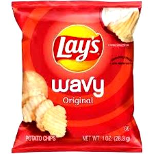 1 oz (28 g) Wavy Potato Chips