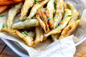 1 Oz. (28.3 G) Rainbow Smelt, cooked