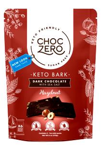 1 oz (28.4 g) Keto Bark Dark Chocolate with Hazelnuts