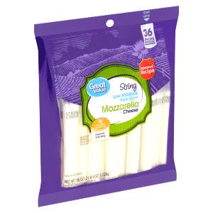 1 oz (30 g) Low Moisture Part Skim Mozzarella Cheese
