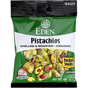 1 Oz (49 Kernels) Dry Roasted Pistachio Nuts (Without Salt Added)