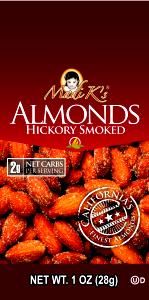 1 Oz Almonds, Smoked