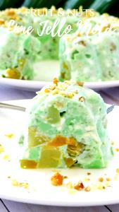 1 Oz and Nuts Vegetable Gelatin Dessert with Fruit
