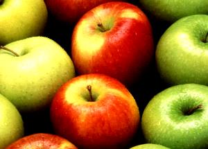 1 Oz Apples (Unsweetened, Frozen, Heated)