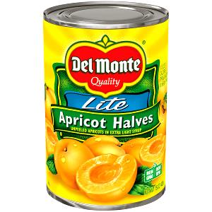 1 Oz Apricots (Solids and Liquids with Skin, Extra Light Syrup Pack, Canned)