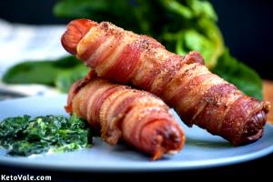 1 Oz Bacon and Cheese-Filled Frankfurter or Hot Dog
