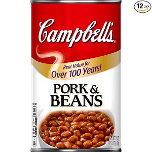 1 Oz Baked Beans with Pork and Sweet Sauce (Canned)