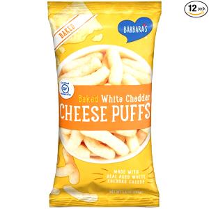 1 oz Baked Cheese Puffs White Cheddar