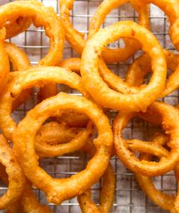 1 Oz Baked or Fried Batter Dipped Onion Rings (from Fresh)