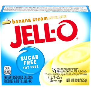 1 Oz Banana Puddings (Dry Mix, Instant, with Added Oil)