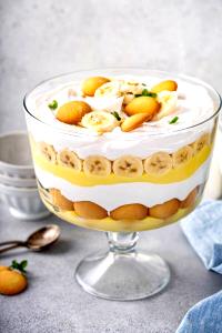 1 Oz Banana Puddings (Dry Mix, with Whole Milk)