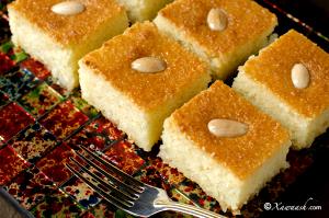 1 Oz Basbousa (Semolina Dessert Dish)