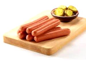 1 Oz Beef and Pork Frankfurter