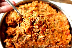 1 Oz Beef and Rice (Mixture)