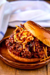 1 Oz Beef Barbecue Sandwich or Sloppy Joe on Bun