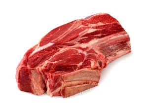 1 Oz Beef Chuck (Blade Roast, Trimmed to 1/4" Fat)