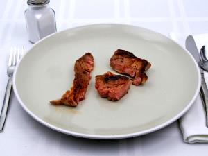 1 Oz Beef Chuck (Top Blade, Trimmed to 0" Fat, Select Grade, Cooked, Broiled)