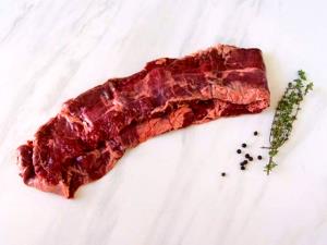 1 Oz Beef, Inside Skirt Steak, Raw, Slo