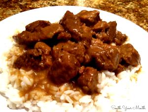 1 Oz Beef, Rice and Vegetables in Gravy (Mixture)