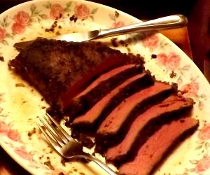 1 Oz Beef Top Round, Raw, Slf (London Broil)
