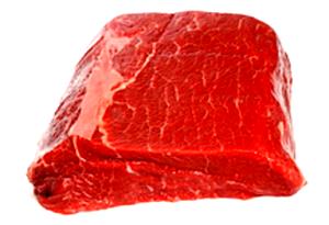 1 Oz Beef Top Round (Trimmed to 1/8" Fat)