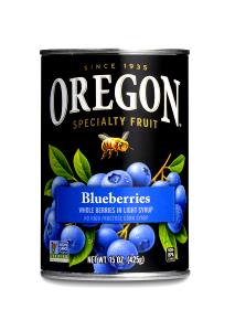 1 Oz Blueberries in Heavy Syrup (Cooked or Canned)