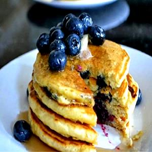 1 Oz Blueberry Pancakes