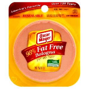 1 Oz Bologna, 98% Fat Free