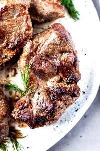 1 Oz Boneless, Cooked Lamb Chop