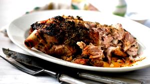 1 Oz Boneless, Cooked Lamb Shoulder