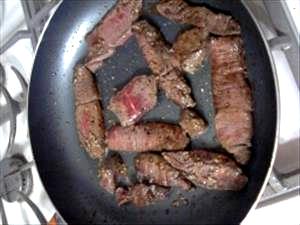 1 Oz Boneless, Cooked, Lean Only Beef Steak (Lean Only Eaten)