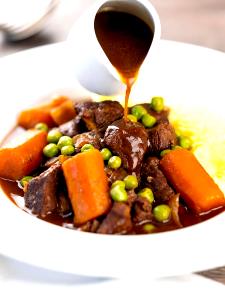 1 Oz Boneless, Cooked Stewed Venison/Deer