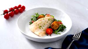 1 Oz Boneless Steamed or Poached Cod
