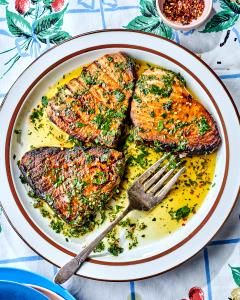 1 Oz Boneless (yield After Cooking) Baked or Broiled Swordfish