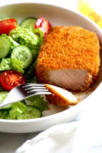 1 Oz Boneless (yield After Cooking) Fried, Battered Tenderloin Pork