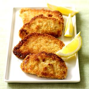 1 Oz Boneless (yield After Cooking) Fried, Breaded or Floured Pork