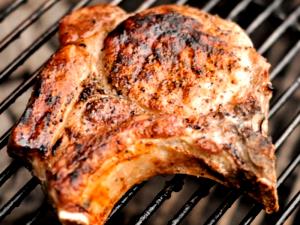 1 Oz Boneless (yield After Cooking) Fried Pork Steak or Cutlet (Lean and Fat Eaten)