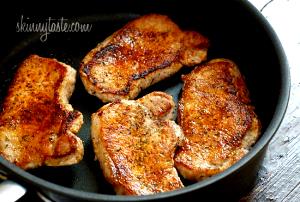 1 Oz Boneless (yield After Cooking) Fried Pork Steak or Cutlet