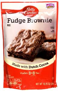 1 Oz Brownies (Dry Mix, Special Dietary, Prepared)