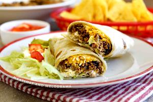 1 Oz Burrito with Beef, Beans and Cheese