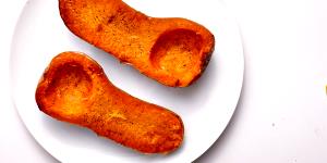 1 Oz Butternut Winter Squash (with Salt, Cooked, Baked)