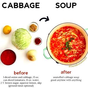 1 Oz Cabbage Soup