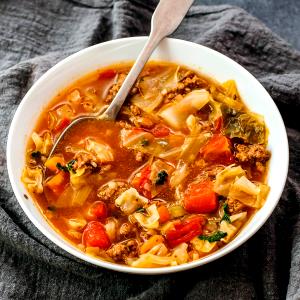 1 Oz Cabbage with Meat Soup