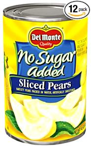 1 Oz, Canned, Yields Pear Drained Solids (Cooked or Canned)