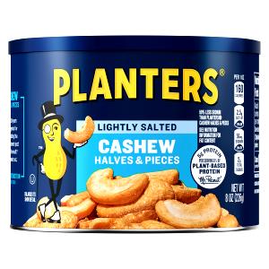 1 Oz Cashews, Halves & Pieces, Lower Sodium
